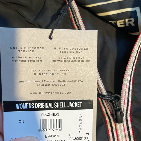 HUNTER ORIGINAL SHELL JACKET - Picture 5 of 5
